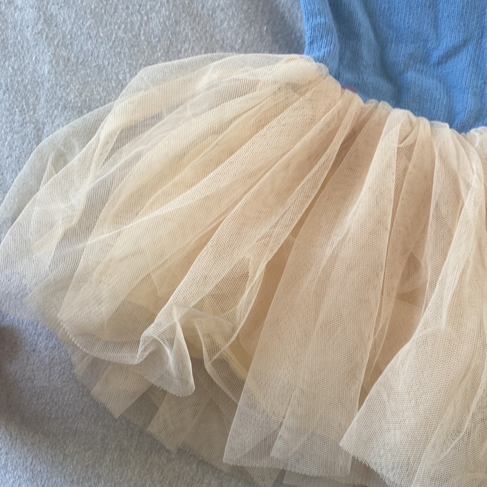 Gap Snow White Knit Tutu Sweater Dress - Picture 6 of 7